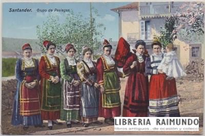 POSTAL ANTIGUA DE SANTANDER. GRUPO DE PASIEGAS