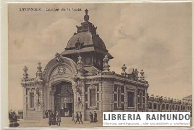 POSTAL ANTIGUA DE SANTANDER. ESTACION DE LA COSTA