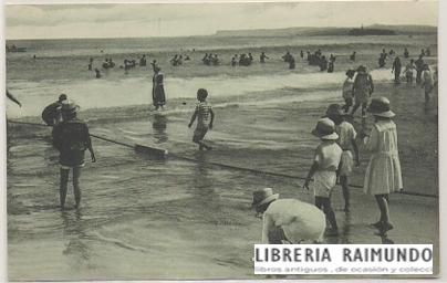 POSTAL ANTIGUA DE SANTANDER. PLAYA DEL SARDINERO