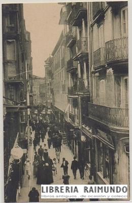 POSTAL ANTIGUA DE SANTANDER. CALLE DE SAN FRANCISCO