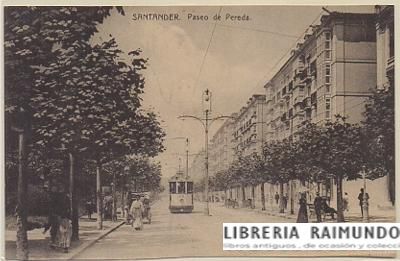 POSTAL ANTIGUA DE SANTANDER. PASEO DE PEREDA