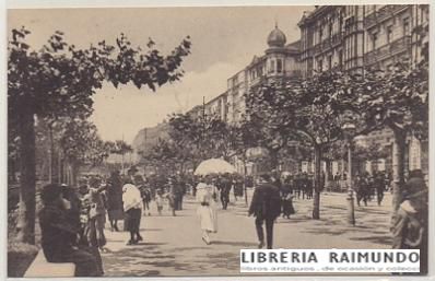 POSTAL ANTIGUA DE SANTANDER. PASEO DE PEREDA