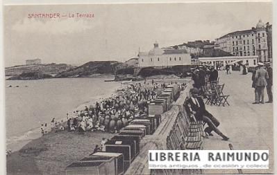 POSTAL ANTIGUA DE SANTANDER. LA TERRAZA