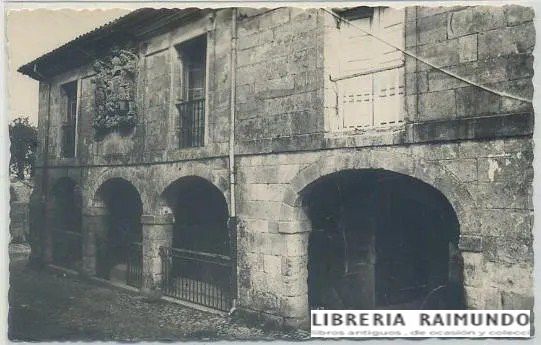 POSTAL ANTIGUA DE SANTILLANA DEL MAR. CASA LLAMADA DE LOS HOMBRONES Nº 11