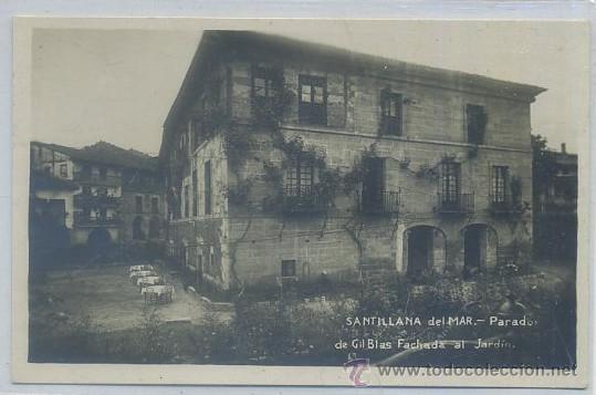 POSTAL ANTIGUA DE SANTILLANA DEL MAR. PARADOR DE GIL BLAS