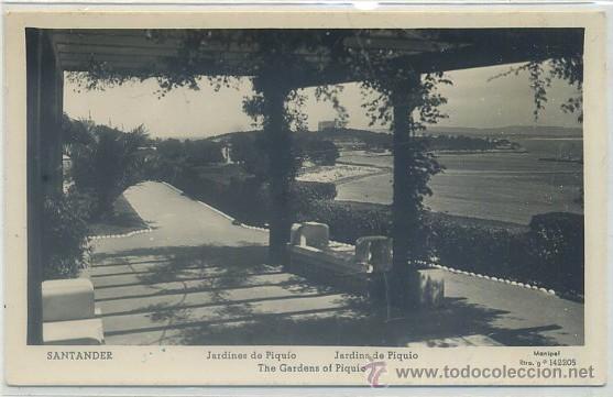 POSTAL ANTIGUA DE SANTANDER. JARDINES DE PIQUIO