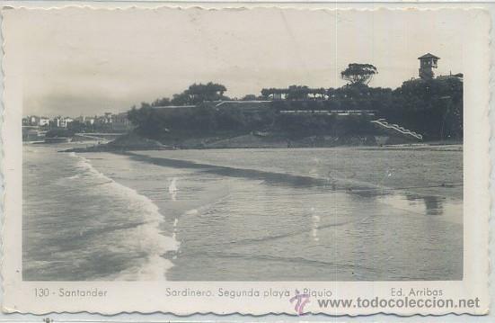 POSTAL DE SANTANDER. SARDINERO SEGUNDA PLAYA Y PIQUIO