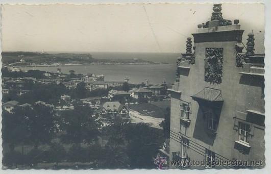 POSTAL DE SANTANDER. SARDINERO Y CABO MENOR DESDE EL HOTEL REAL