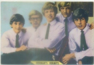 POSTAL DE CANTANTES: HERMAN'S HERMITS