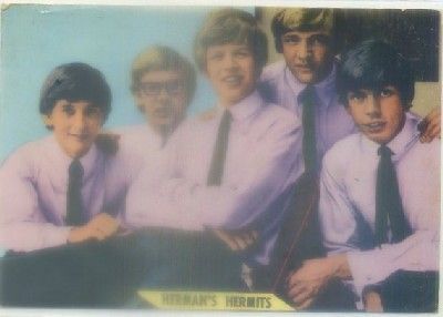 POSTAL DE CANTANTES: HERMAN'S HERMITS