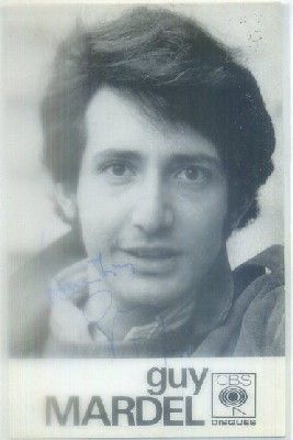 POSTAL DE CANTANTES: GUY MARDEL