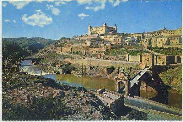 POSTAL DE TOLEDO. PUENTE DE ALCANTARA Y ALCAZAR Nº 130