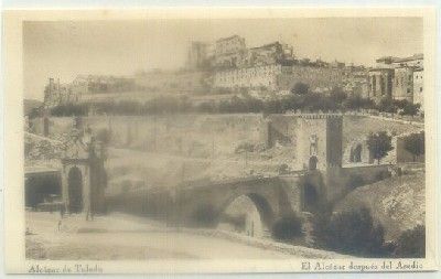 POSTAL DE TOLEDO. ALCAZAR. EL ALCAZAR DESPUES DEL ASEDIO