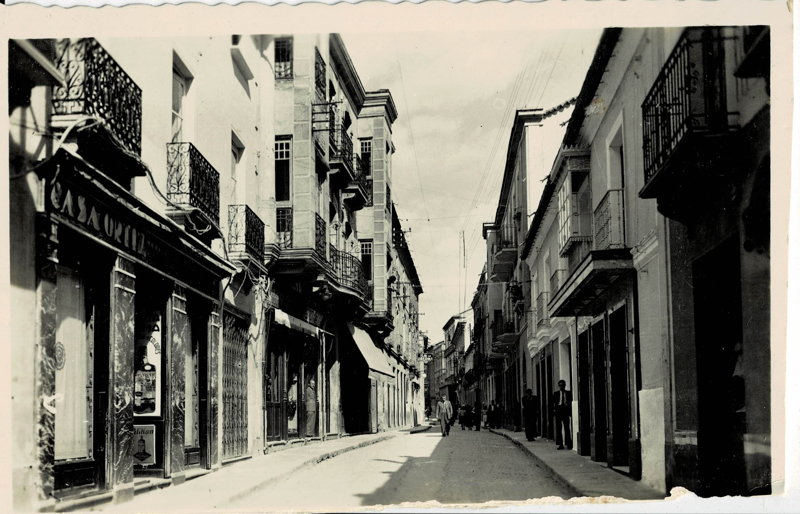POSTAL DE CASTILLA LA MANCHA. VALDEPEÑAS. CALLE DE JOSE ANTONIO