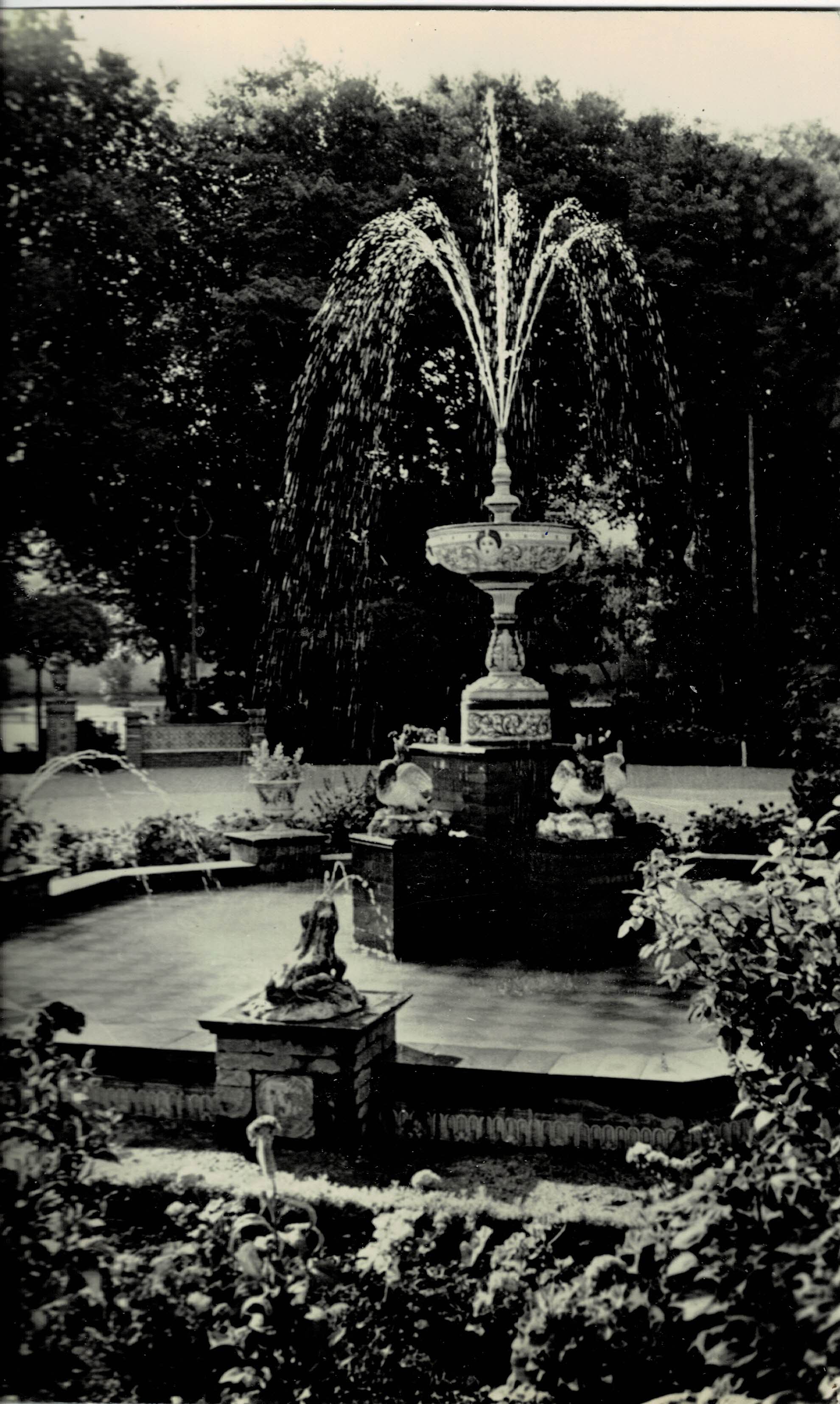 POSTAL DE CASTILLA LA MANCHA. CIUDAD REAL. PARQUE GASSET FUENTE TALAVERENA