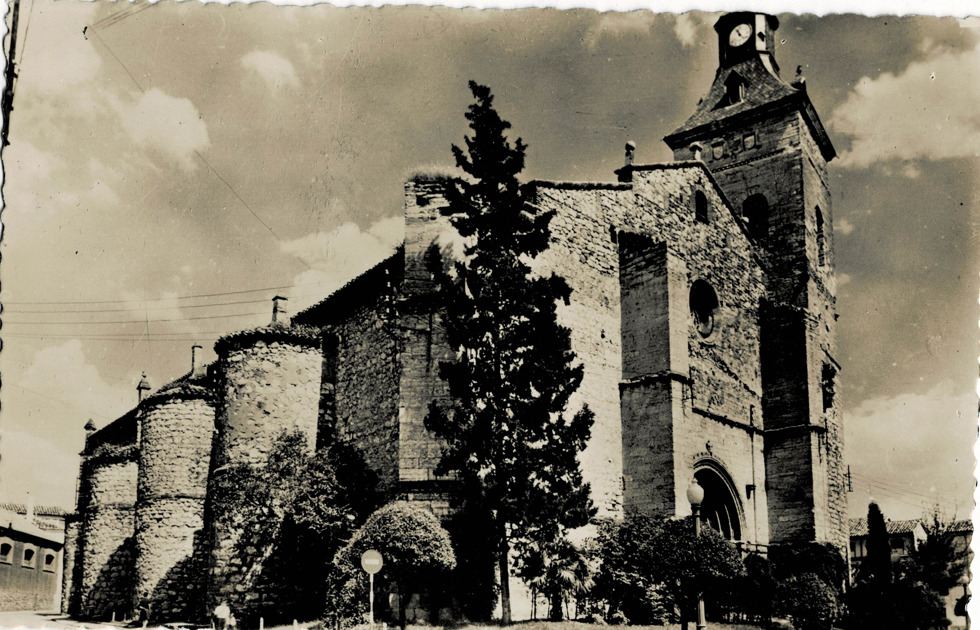 POSTAL DE CASTILLA LA MANCHA. CIUDAD REAL. IGLESIA ROMANICA DE SAN PEDRO APOSTOL