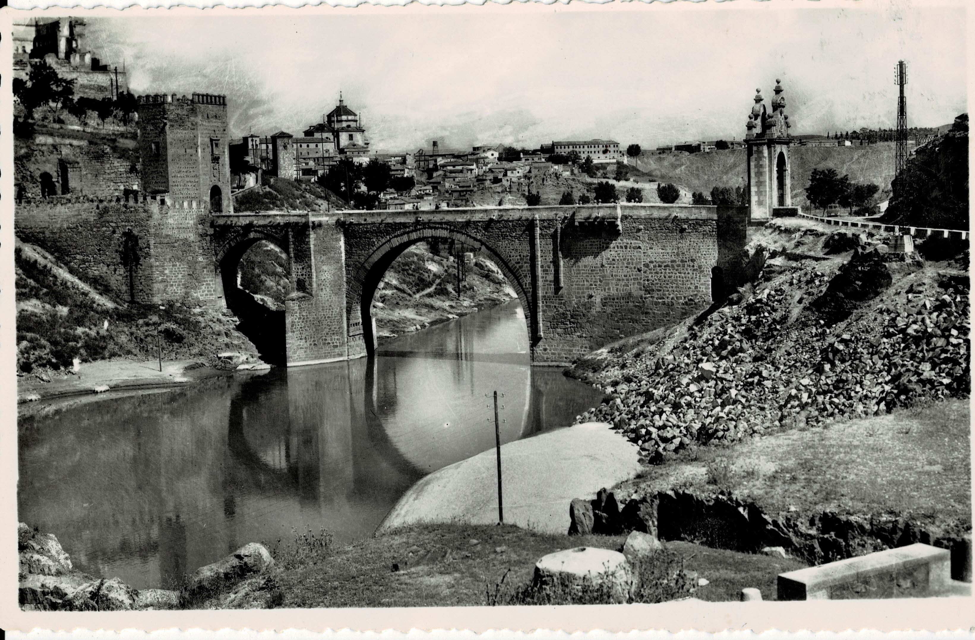 POSTAL DE CASTILLA LA MANCHA. TOLEDO. PUENTE DE ALCANTARA