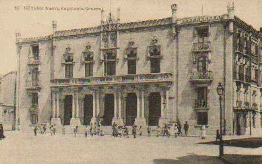 POSTAL ANTIGUA DE BURGOS. Nº 52. NUEVA CAPITANIA GENERAL.
