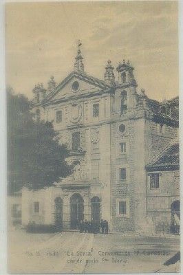 POSTAL ANTIGUA DE AVILA. LA SANTA. CONVENTO P.P. CARMELITAS