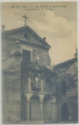 POSTAL ANTIGUA DE AVILA. S. JOSE. PRIMERA FUNDACION DE STA. TERESA
