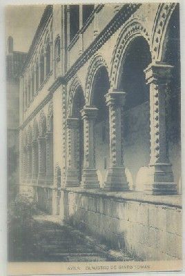 POSTAL ANTIGUA DE AVILA. CLAUSTRO DE SANTO TOMAS