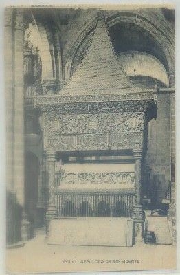 POSTAL ANTIGUA DE AVILA. SEPULCRO DE SAN VICENTE