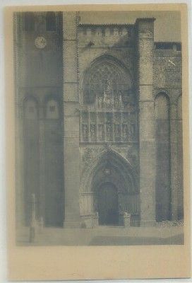 POSTAL ANTIGUA DE AVILA. CATEDRAL. FACHADA PRINCIPAL