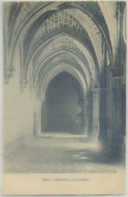 POSTAL ANTIGUA DE AVILA. CATEDRAL. CLAUSTRO