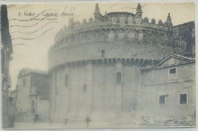 POSTAL ANTIGUA DE AVILA. CATEDRAL. ABSIDE Nº 7