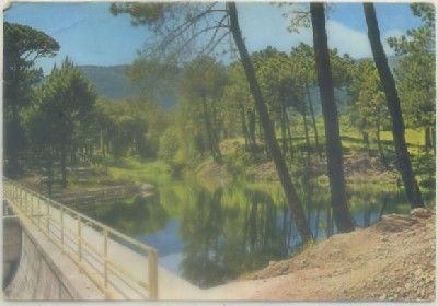 POSTAL DE AVILA. PRESA DE BAÑO LAS GORRONERAS