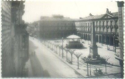 POSTAL DE TAFALLA. PLAZA DE NAVARRA.