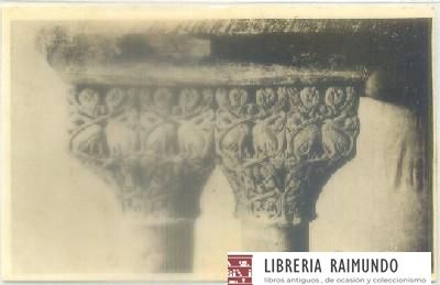 POSTAL DE BURGOS. SANTO DOMINGO DE SILOS. CLAUSTRO. DETALLE