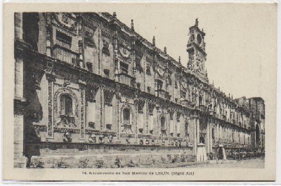 POSTAL ANTIGUA DE LEON: EXCONVENTO DE SAN MARCOS