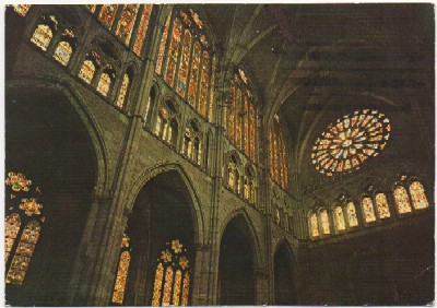POSTAL LEON: CATEDRAL. NAVE CENTRAL