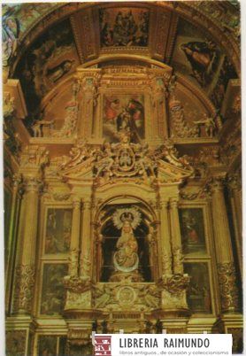 POSTAL DE SORIA. BURGO DE OSMA. RETABLO VIRGEN DEL ESPINO