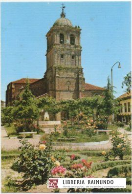 POSTAL DE PALENCIA. AGUILAR DEL CAMPO. COLEGIATA DE SAN MIGUEL