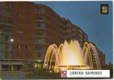 POSTAL DE PALENCIA. FUENTE LUMINOSA