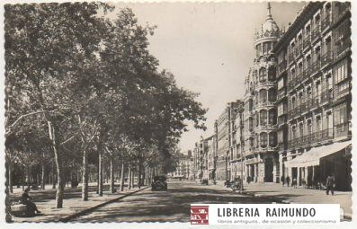 POSTAL DE VALLADOLID. AVENIDA DEL GENERAL FRANCO