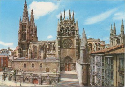 POSTAL DE BURGOS. CATEDRAL. FACHADA SUR