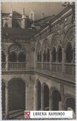 POSTAL DE VALLADOLID. MUSEO N. DE ESCULTURA. PATIO DEL COLEGIO. SAN GREGORIO