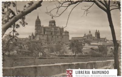 POSTAL DE SALAMANCA. LAS CATEDRALES Y CLERECIA