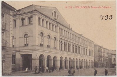 POSTAL VALLADOLID. TEATRO DE CALDERON