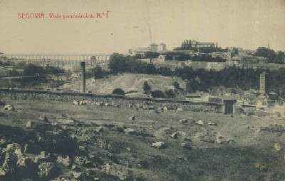 POSTAL ANTIGUA DE CASTILLA Y LEON SEGOVIA VISTA PANORAMICA Nº 1