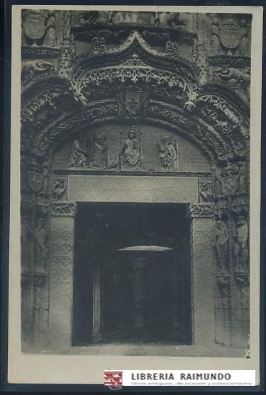 POSTAL DE VALLADOLID Nº 23 SAN GREGORIO DETALLE DE LA FACHADA