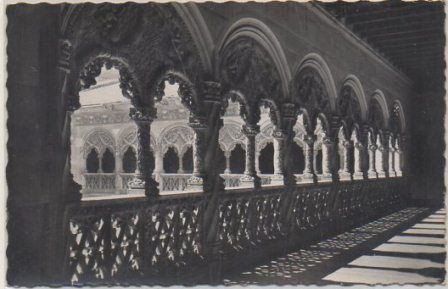 POSTAL DE VALLADOLID MUSEO N ESCULTURA PATIO DEL COLEGIO DE SAN GREGORIO