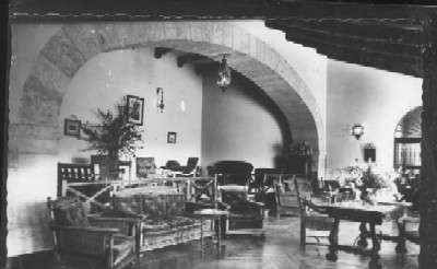 POSTAL DE CIUDAD RODRIGO. SALAMANCA. PARADOR DE TURISMO - SALON DE TERTULIA