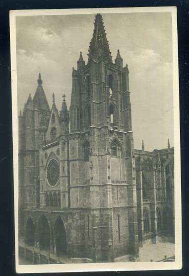 POSTAL ANTIGUA DE LEON - CATEDRAL