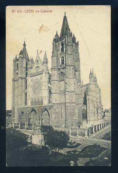 POSTAL DE LEON - CATEDRAL Nº 105