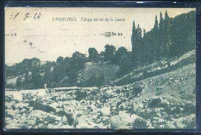 POSTAL ANTIGUA DE SALAMANCA - CANDELARIO. PAISAJE DEL RIO DE LA CUESTA