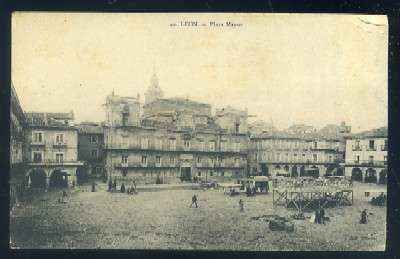 POSTAL ANTIGUA DE LEON - PLAZA MAYOR Nº 40